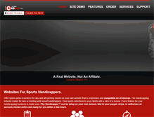 Tablet Screenshot of phphandicapper.com